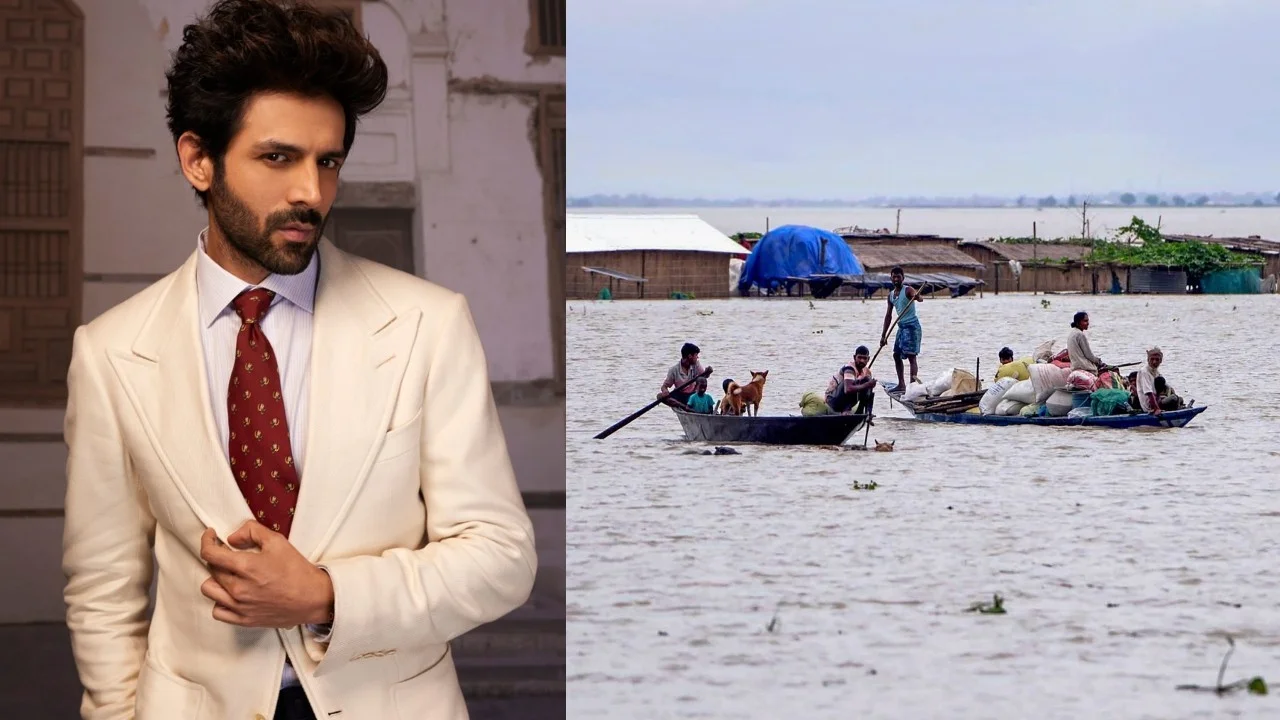 অসমের বন্যাত্রাণে ১ কোটি টাকার অনুদান কার্তিক আরিয়ানের